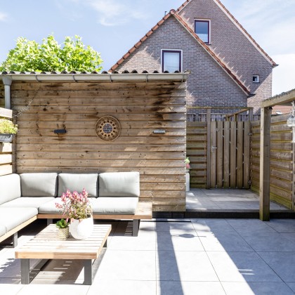 Zonnige tuin
