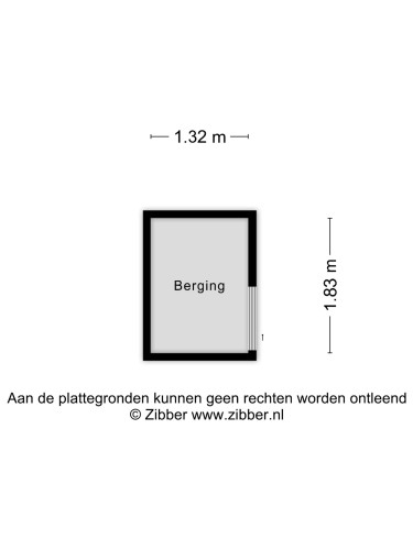 Plattegrond niet in brochure