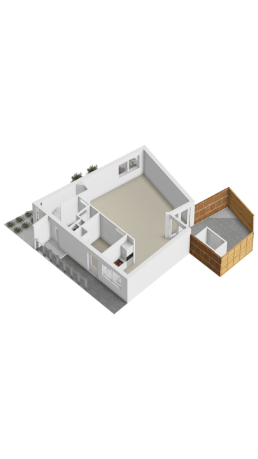 Plattegrond niet in brochure