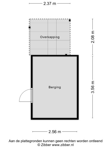 Plattegrond niet in brochure