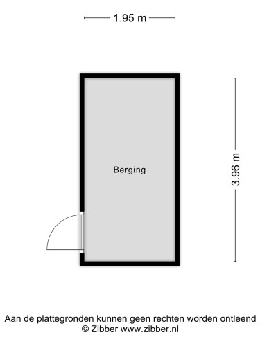 Plattegrond niet in brochure