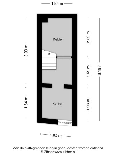 Plattegrond niet in brochure