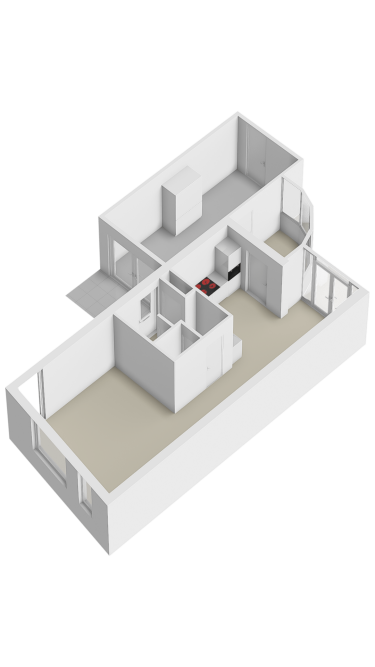 Plattegrond niet in brochure