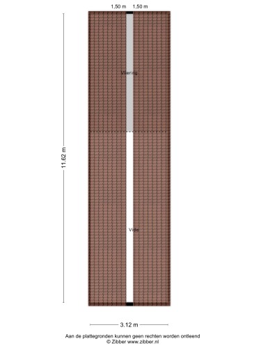 Plattegrond niet in brochure