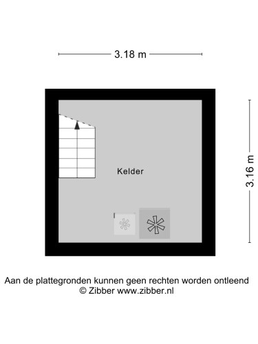 Plattegrond niet in brochure