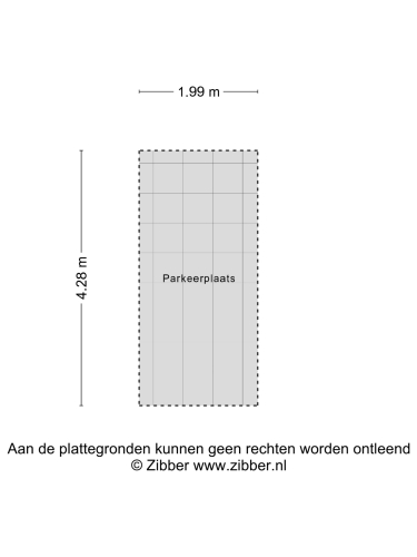 Plattegrond niet in brochure