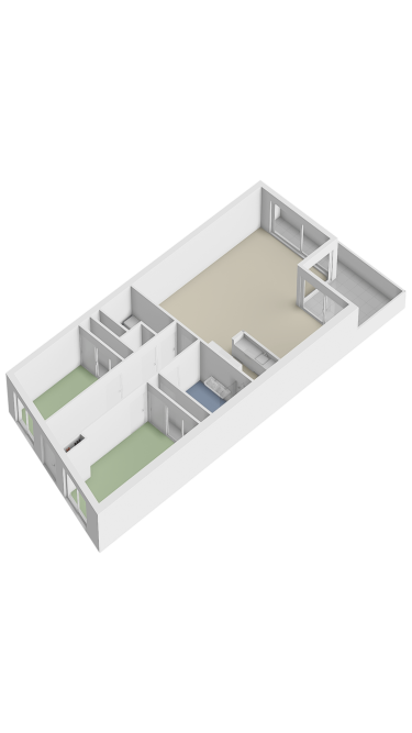 Plattegrond niet in brochure