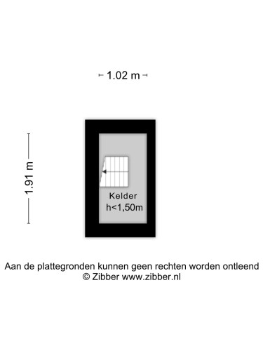Plattegrond niet in brochure