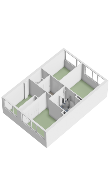 Plattegrond niet in brochure