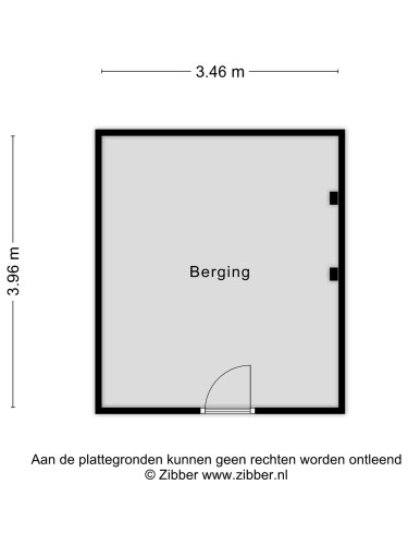Plattegrond niet in brochure