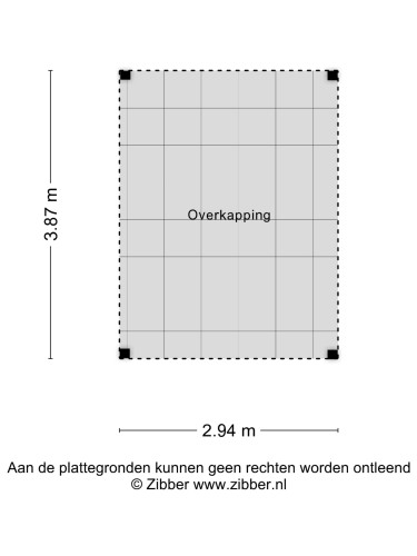 Plattegrond niet in brochure