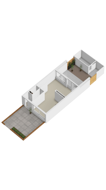 Plattegrond niet in brochure