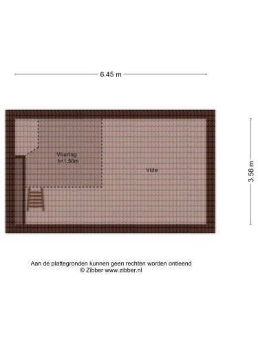 Plattegrond niet in brochure