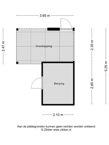 Plattegrond niet in brochure