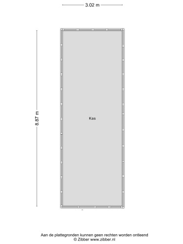 Plattegrond niet in brochure