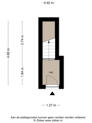Plattegrond niet in brochure