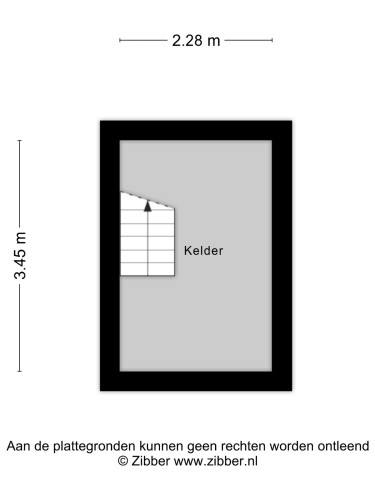 Plattegrond niet in brochure