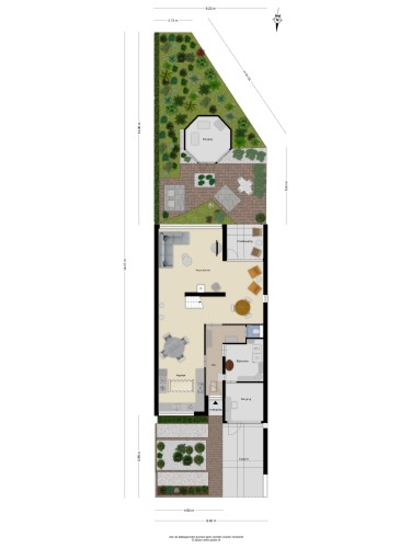 Plattegrond niet in brochure