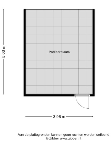 Plattegrond niet in brochure