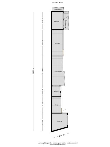 Plattegrond niet in brochure