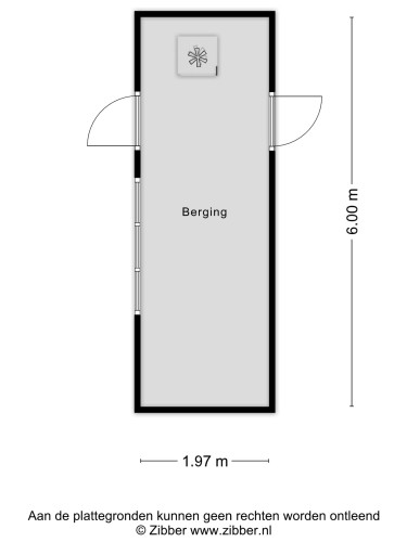 Plattegrond niet in brochure