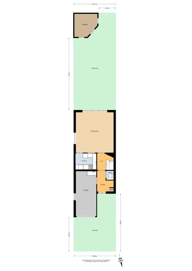 Plattegrond niet in brochure