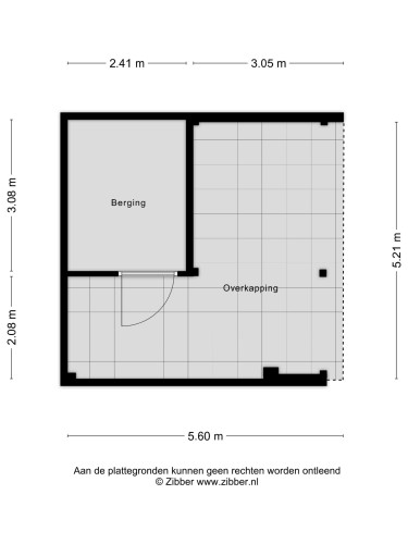 Plattegrond niet in brochure