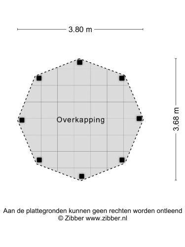 Plattegrond niet in brochure