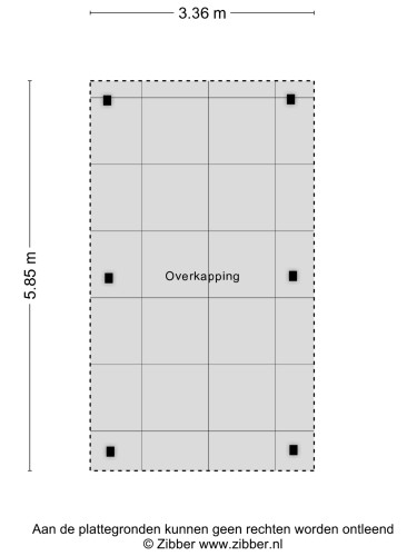 Plattegrond niet in brochure