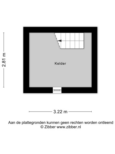 Plattegrond niet in brochure