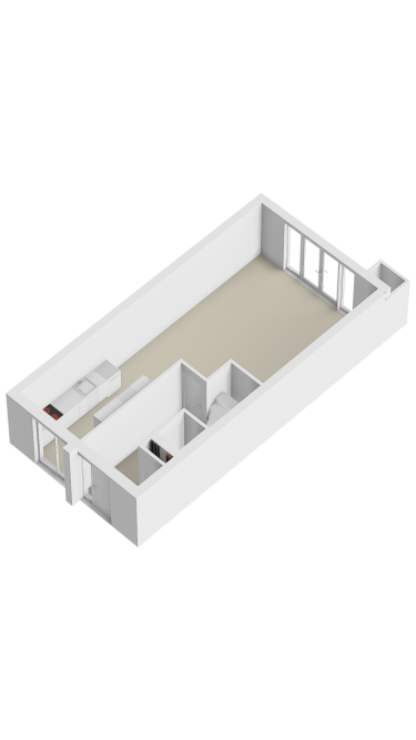 Plattegrond niet in brochure