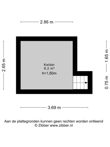 Plattegrond niet in brochure