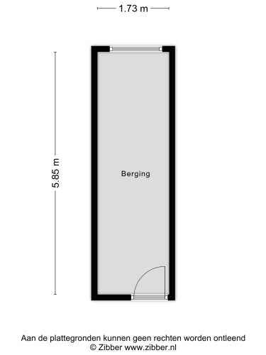Plattegrond niet in brochure