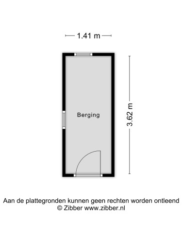 Plattegrond niet in brochure