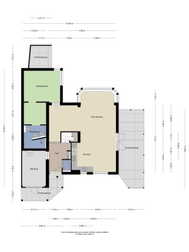 Plattegrond niet in brochure