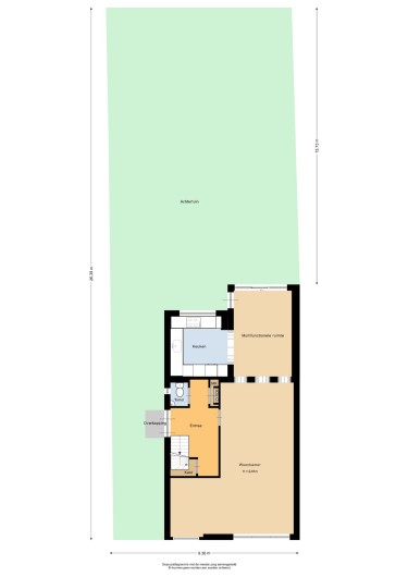 Plattegrond niet in brochure