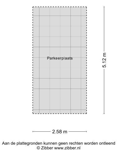 Plattegrond niet in brochure
