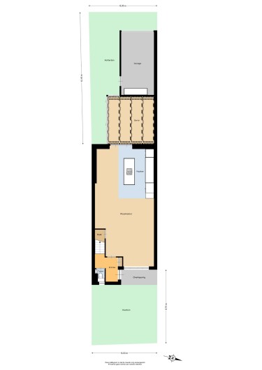 Plattegrond niet in brochure