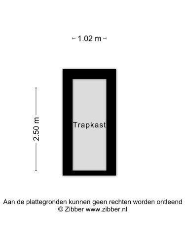 Plattegrond niet in brochure