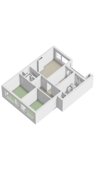 Plattegrond niet in brochure