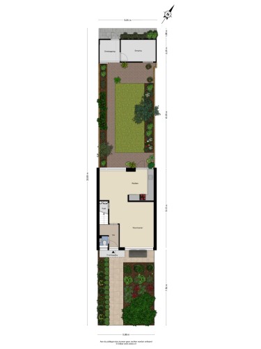 Plattegrond niet in brochure