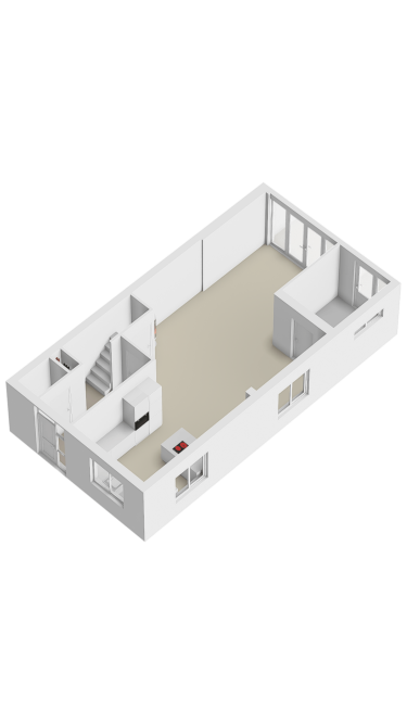 Plattegrond niet in brochure