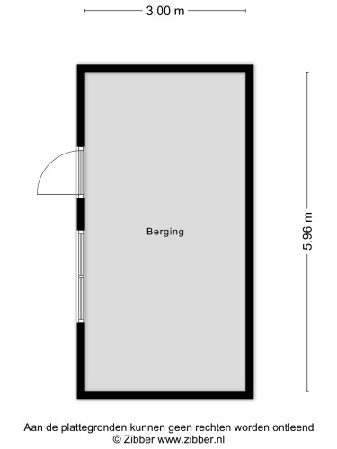 Plattegrond niet in brochure