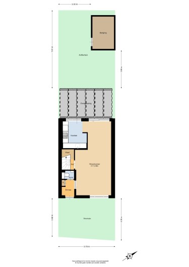 Plattegrond niet in brochure