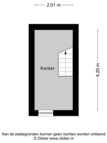 Plattegrond niet in brochure