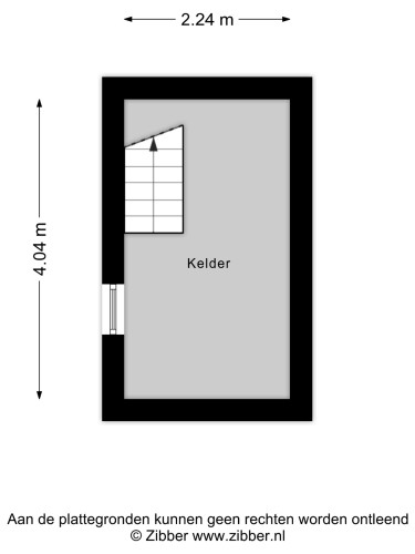 Plattegrond niet in brochure
