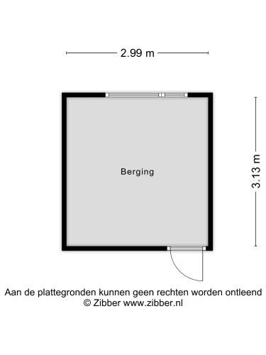 Plattegrond niet in brochure