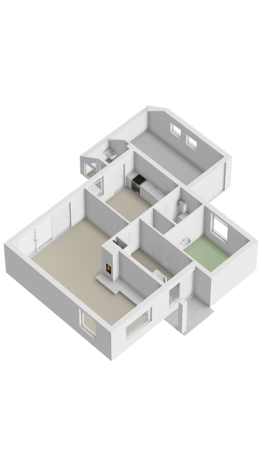 Plattegrond niet in brochure