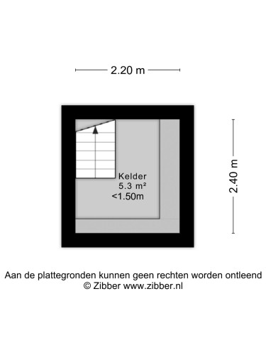 Plattegrond niet in brochure
