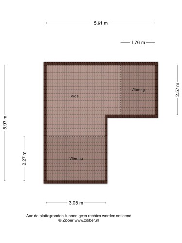 Plattegrond niet in brochure